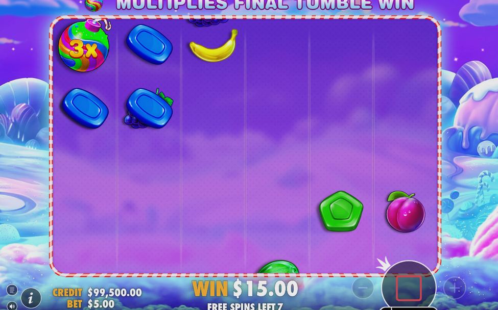 Freispiel mit Scatter-Symbolen im Raster